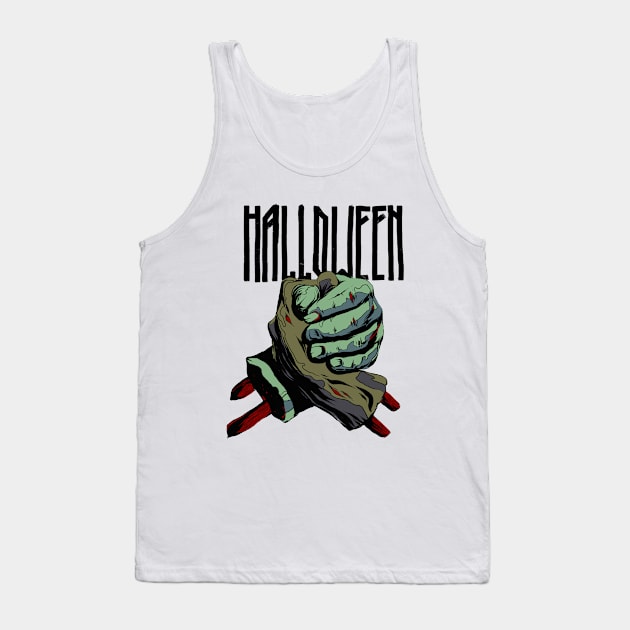 halloween zombie friends Tank Top by Kotolevskiy